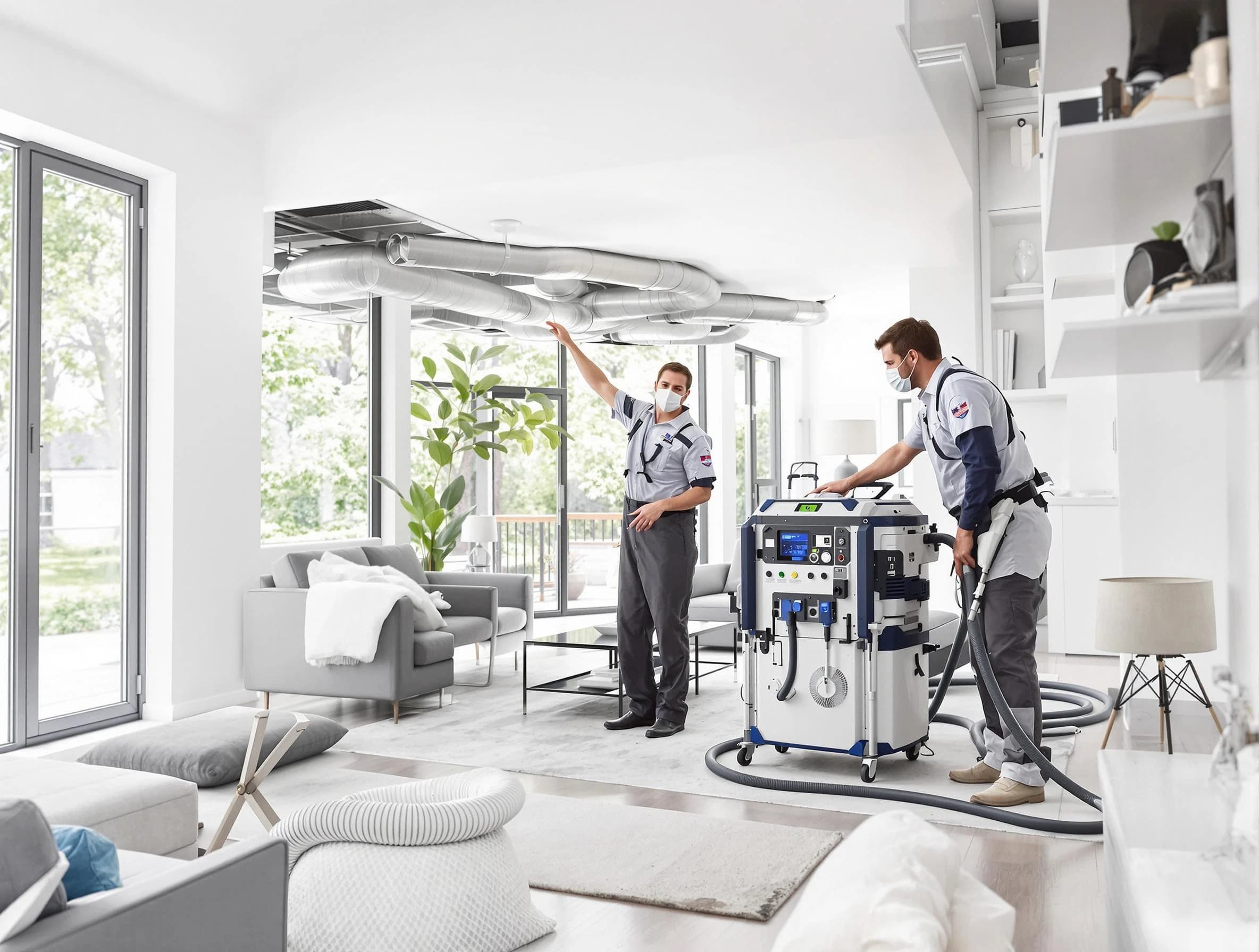 Litchfield Park Air Duct Cleaning professional conducting pure air duct cleaning with state-of-the-art equipment in Litchfield Park