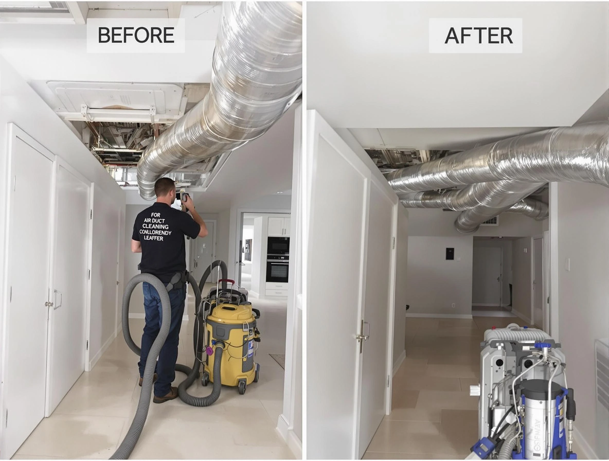 Litchfield Park Air Duct Cleaning professional performing thorough air duct cleaning in Litchfield Park
