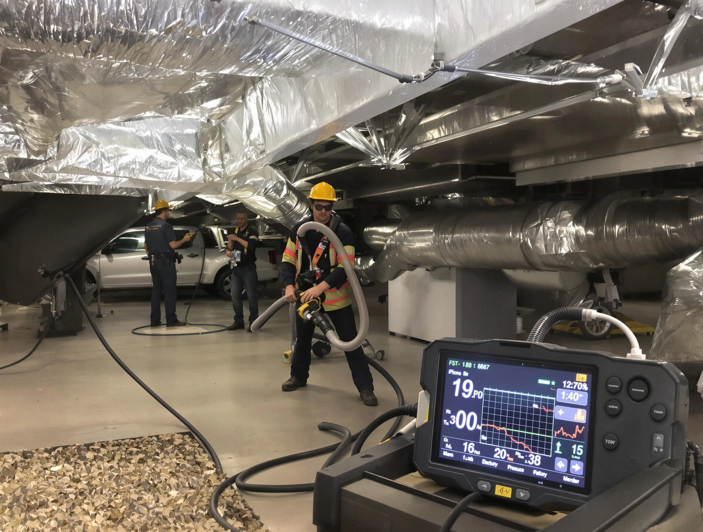 Professional negative pressure duct cleaning by Litchfield Park Air Duct Cleaning in Litchfield Park