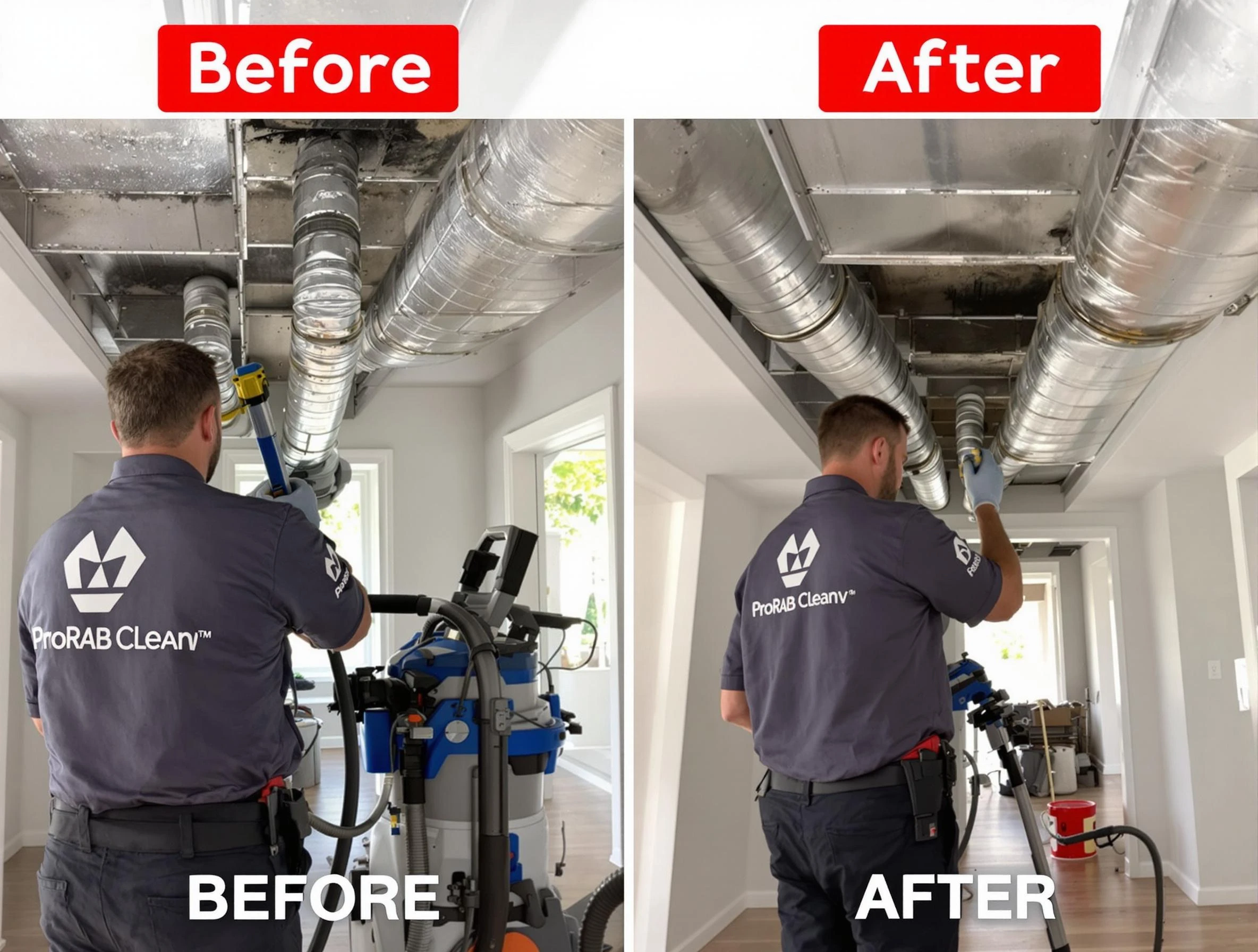 Litchfield Park Air Duct Cleaning expert performing thorough residential duct cleaning in a Litchfield Park home